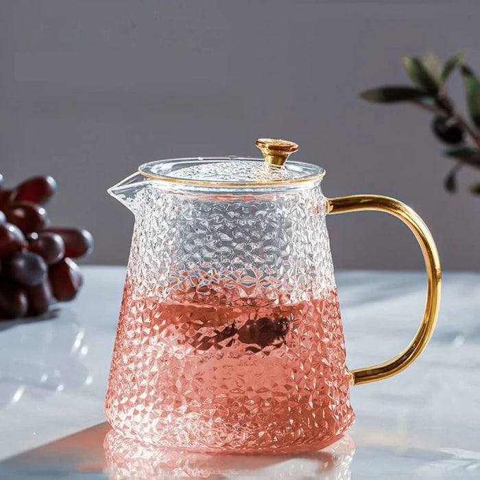 Premium Heat Resistant Flower Teapot Set for Kung Fu Tea