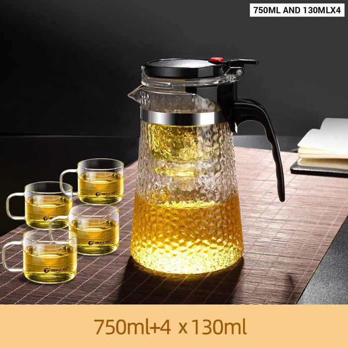 Premium Heat Resistant Tea Set with Kung Fu Teapot