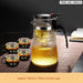 Premium Heat Resistant Tea Set with Kung Fu Teapot