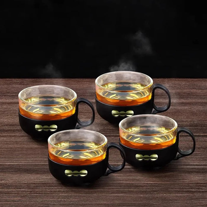 Premium Heat Resistant Tea Set with Kung Fu Teapot