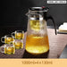 Premium Heat Resistant Tea Set with Kung Fu Teapot