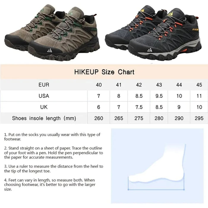 Premium Leather Hiking Shoes For Men