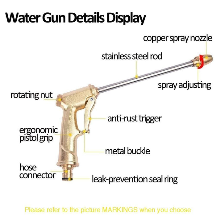 Pressure Hose Water Gun Nozzle Connectors | 4 Options