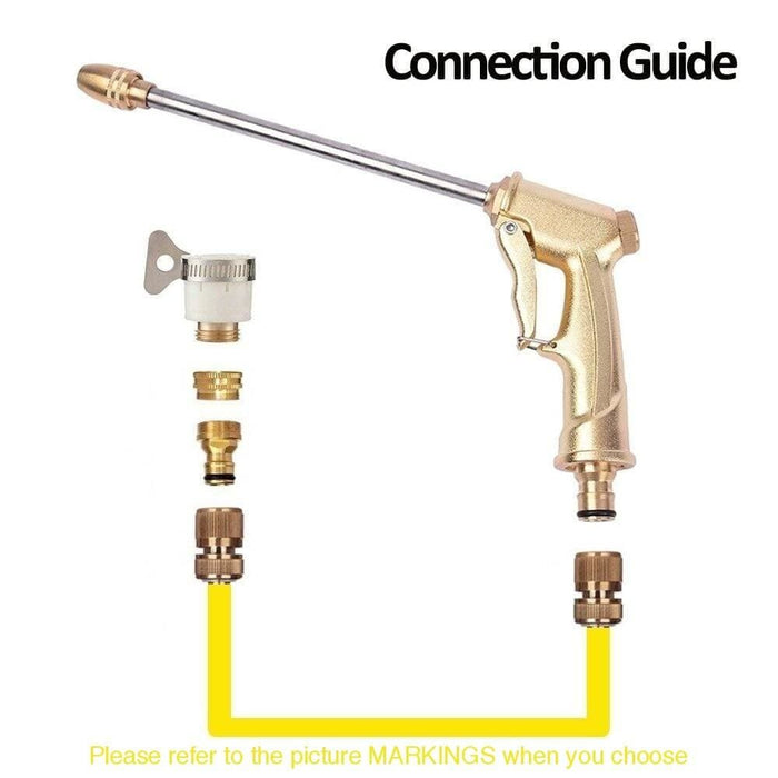 Pressure Hose Water Gun Nozzle Connectors | 4 Options
