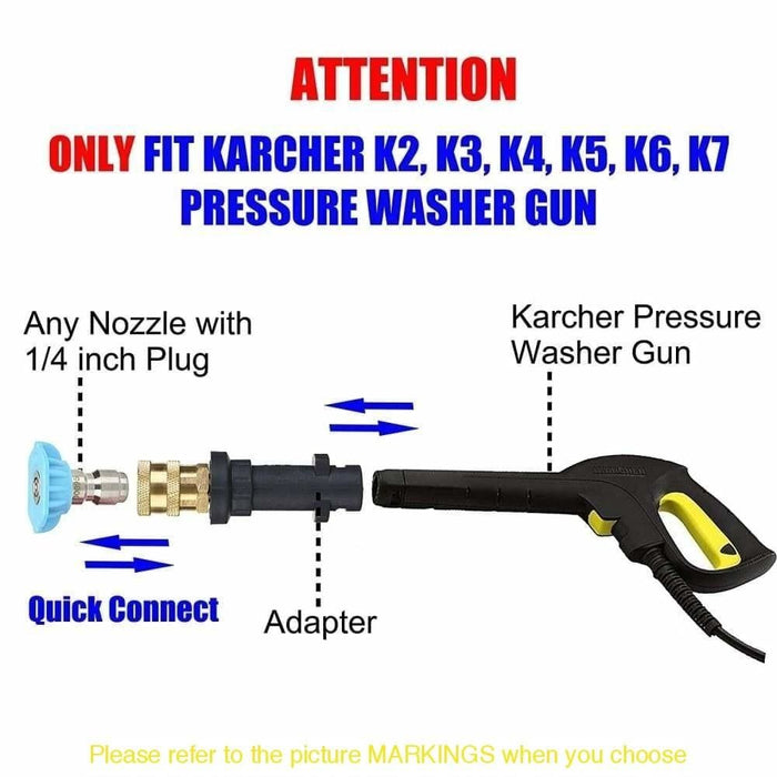 Pressure Washer Gun Adapter For Karcher k Series To 1