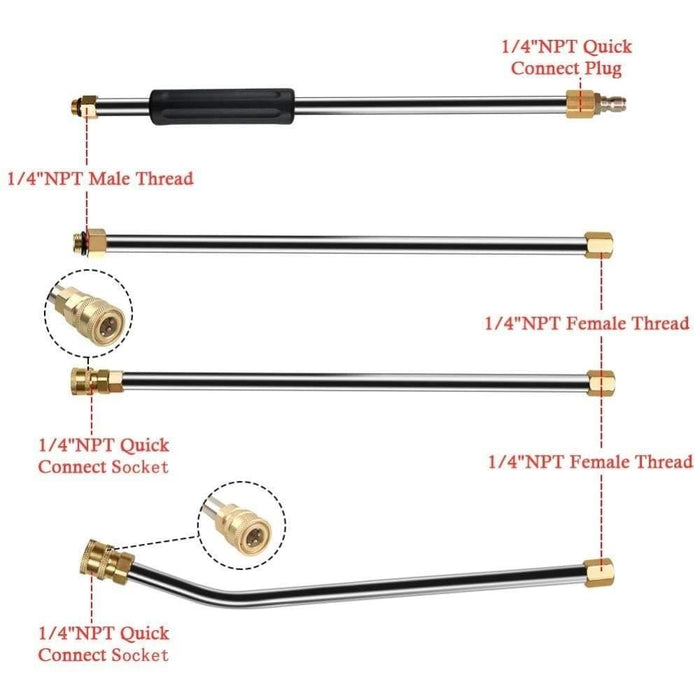 Pressure Washer Extension Wand Set for Karcher k Series | 8