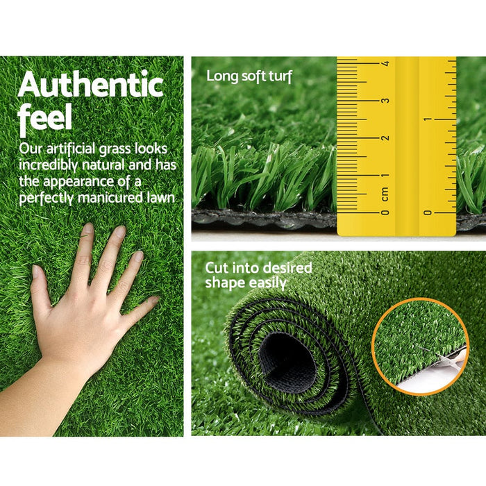 Primeturf Artificial Grass Synthetic 20 Sqm Fake Lawn 17mm