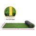 Primeturf Artificial Grass Synthetic 20 Sqm Fake Lawn 17mm
