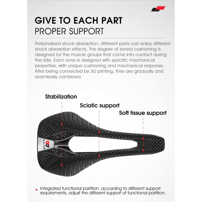 3d Printed Liquid Resins Bicycle Saddle