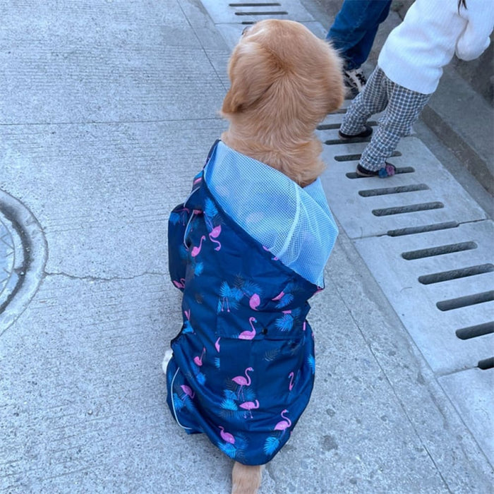 Printing Design Reflective Waterproof Jacket for Dogs