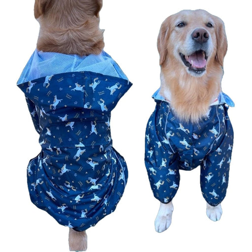 Printing Design Reflective Waterproof Jacket for Dogs