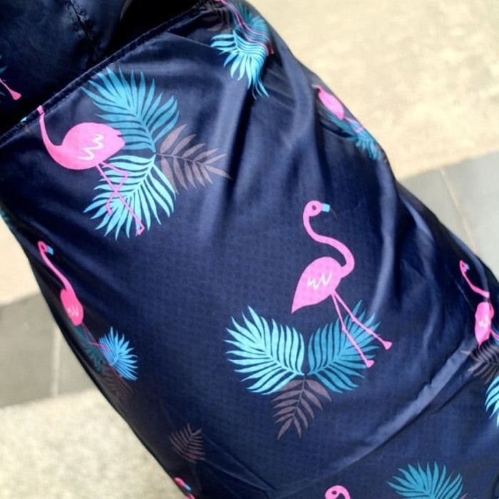 Printing Raincoat with Breathable Mesh for Dogs