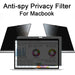 Privacy Screen Protector for Macbook Air Pro 13 15 16 Anti