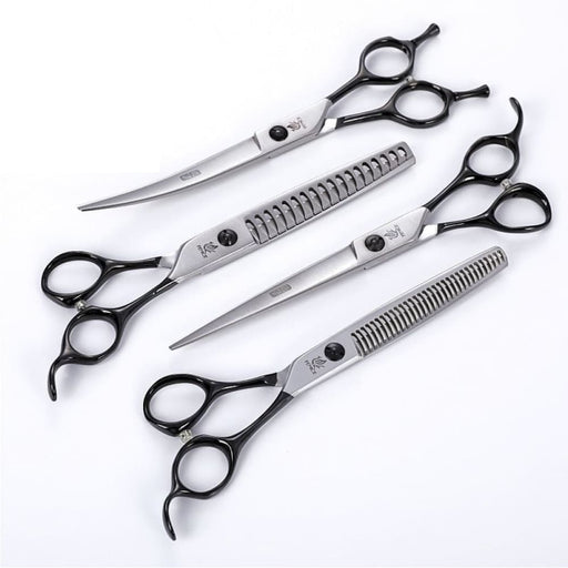 Professional 6.5 6.75 7 7.5 Inch Pet Scissors Set Kits