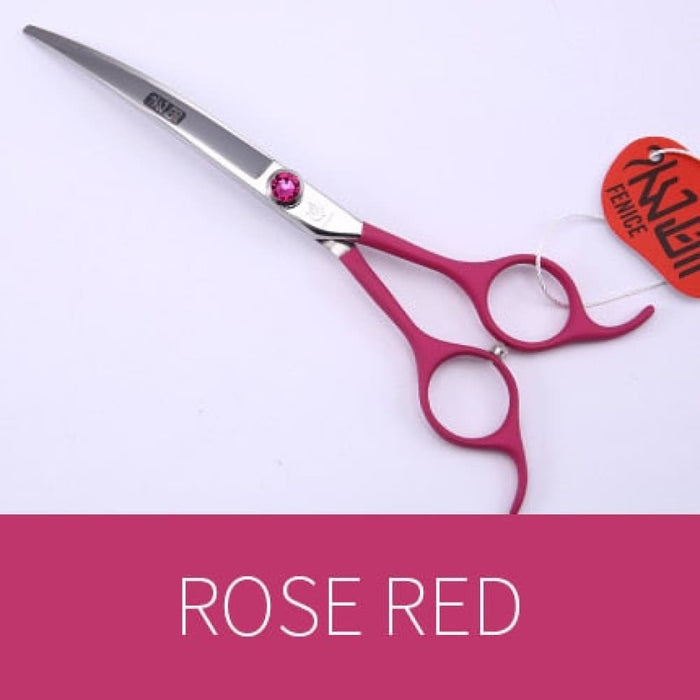 Professional 6.5 Inch Pet Curved Scissors in Dog Grooming