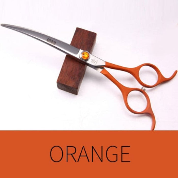 Professional 6.5 Inch Pet Curved Scissors in Dog Grooming