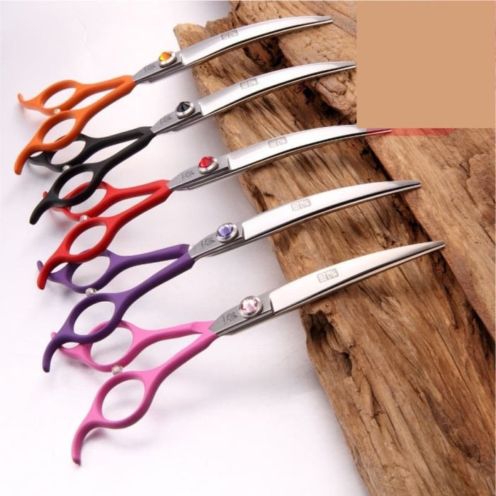 Professional 6.5 Inch Pet Curved Scissors in Dog Grooming