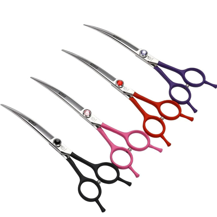 Professional 6.5 Inch Pet Scissors Dog Curved Grooming