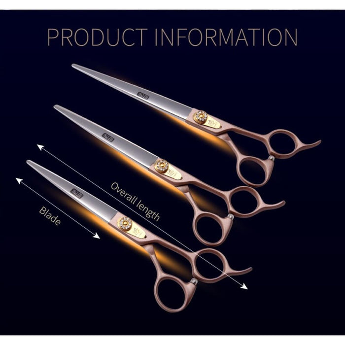 Professional 7.0 7.5 8.0 Inch Pet Dog Grooming Scissors