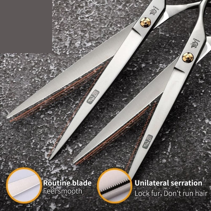 Professional 7.0 7.5 Inch Pet Grooming in Dog Hair Trimmers