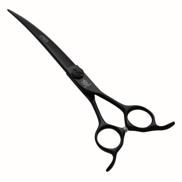 Professional 7 Inch Curved Cutting Scissors Blade With Saw