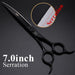 Professional 7 Inch Curved Cutting Scissors Blade with Saw
