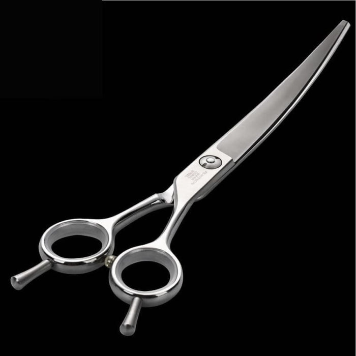 Professional 7 Inch Pet Curved Scissors For Dog Grooming