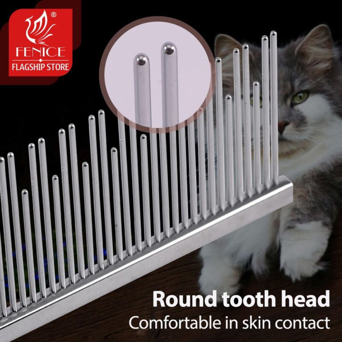 Professional Anti - corrosion Grooming Comb For Dogs Cats