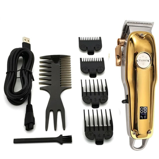 Professional Barber Cordless Hair Clippers For Men Beard