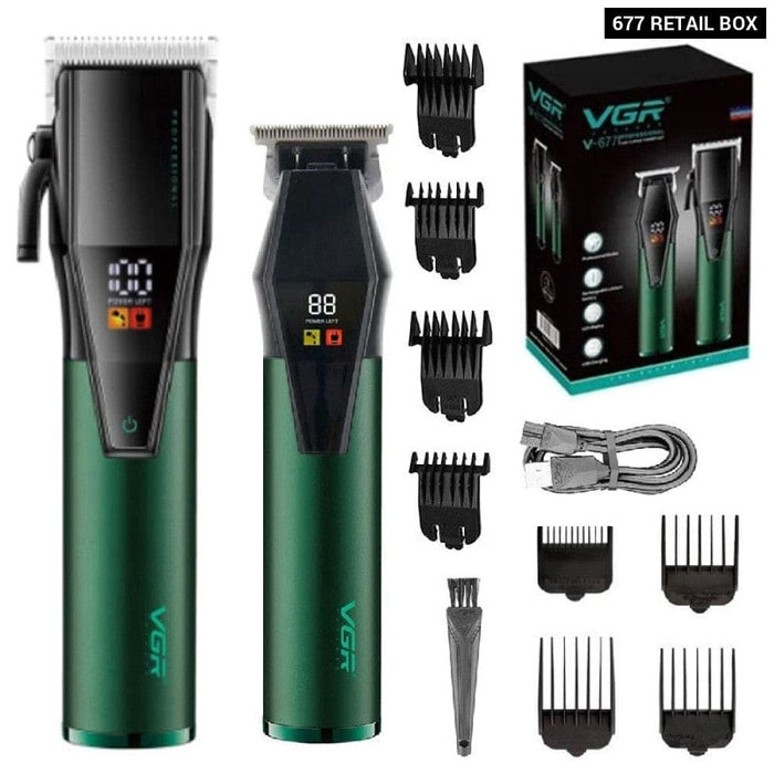 Professional Electric Rechargeable Cordless Hair Trimmer