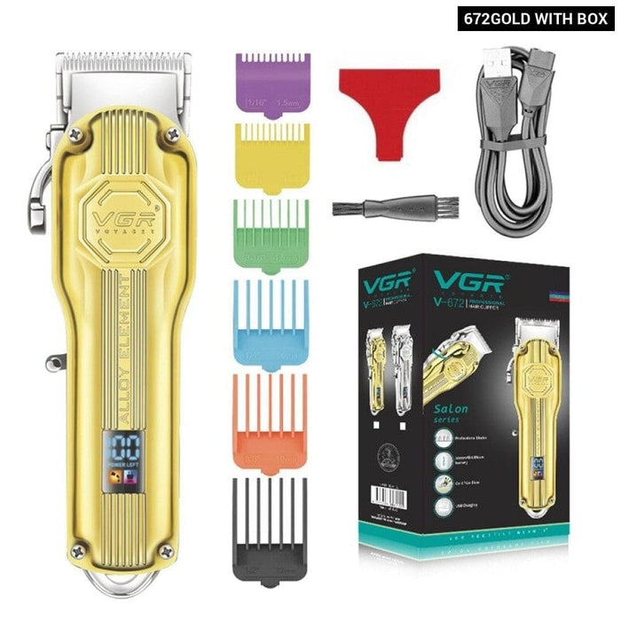 Professional Electric Rechargeable Cordless Hair Trimmer