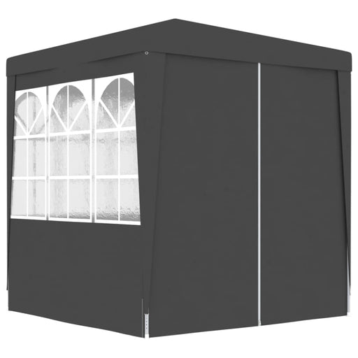 Professional Party Tent with Side Walls 2x2 m Anthracite 90