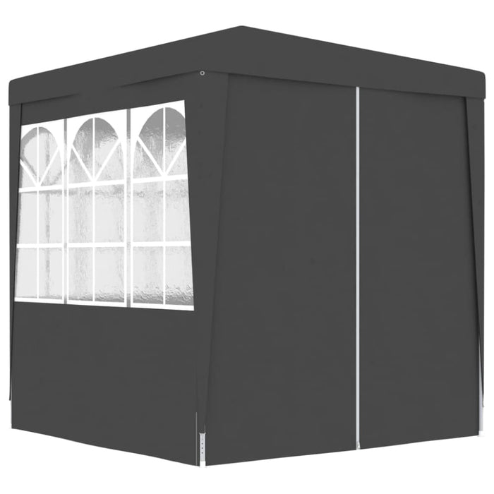 Professional Party Tent with Side Walls 2x2 m Anthracite 90