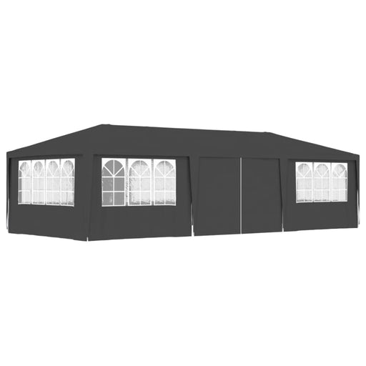 Professional Party Tent With Side Walls 4x9 m Anthracite