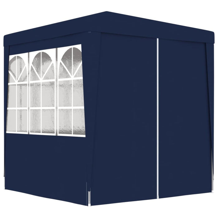 Professional Party Tent With Side Walls 2x2 m Blue 90 g M²