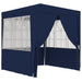 Professional Party Tent With Side Walls 2x2 m Blue 90 g M²