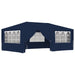 Professional Party Tent with Side Walls 4x6 m Blue Anpxn