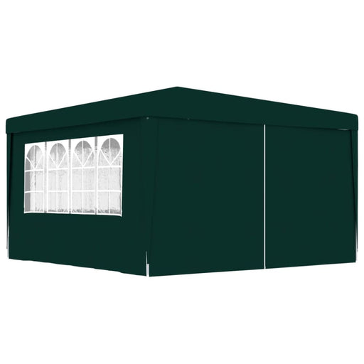 Professional Party Tent With Side Walls 4x4 m Green 90 g