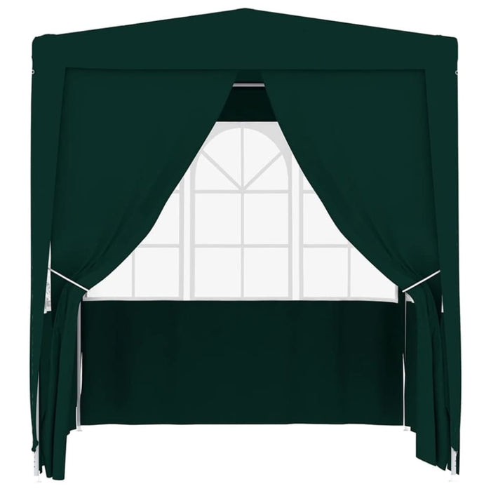 Professional Party Tent with Side Walls 2x2 m Green Anptx