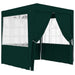Professional Party Tent with Side Walls 2x2 m Green Anptx