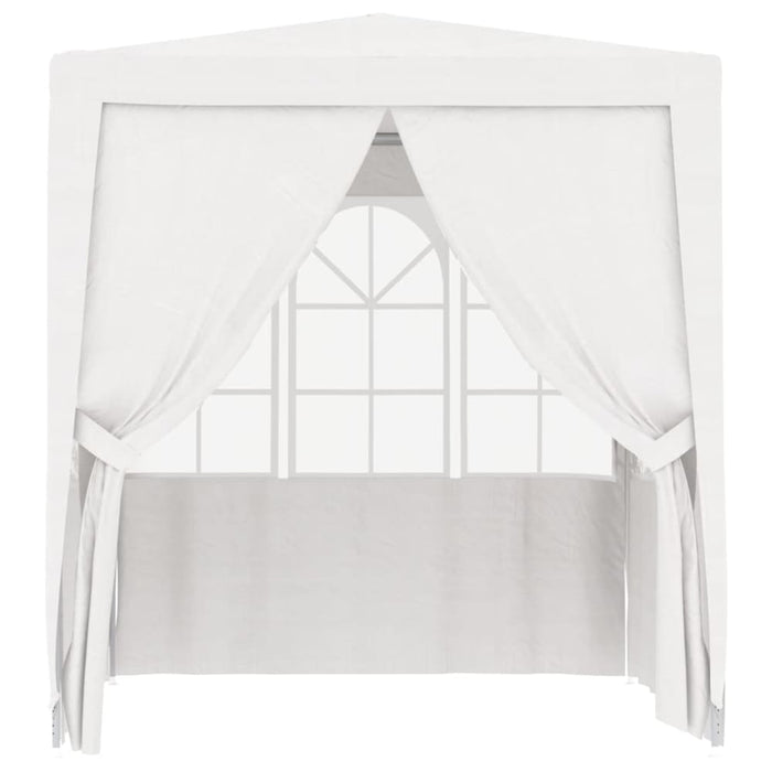 Professional Party Tent with Side Walls 2x2 m White 90 g M²