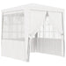 Professional Party Tent with Side Walls 2x2 m White 90 g M²