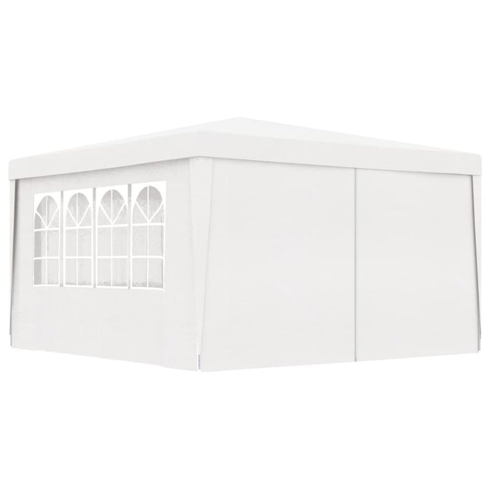 Professional Party Tent With Side Walls 4x4 m White Anpxp