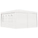 Professional Party Tent With Side Walls 4x4 m White Anpxp