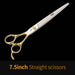Professional Pet Scissors Straight & Thinning Curved