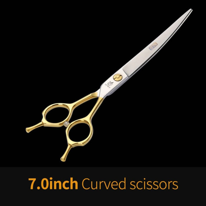 Professional Pet Scissors Straight & Thinning Curved