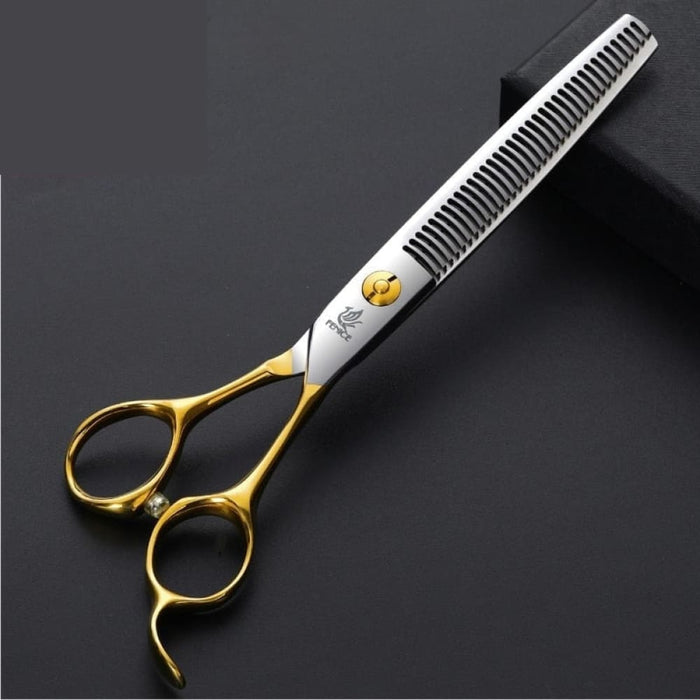 Professional Pet Scissors Straight & Thinning Curved