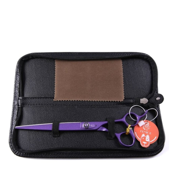 Professional Purple Pet Grooming Scissors 7.0 7.5 8.0 Inch