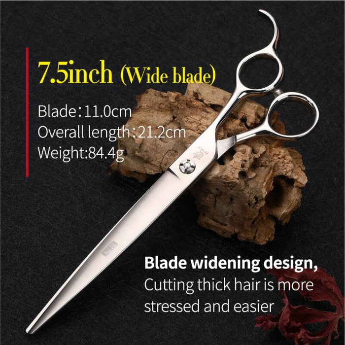 Professional Pet Scissors Straight Thinning Curved Dog
