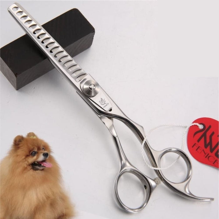Professional Shears Dogs 6 Inch 16 Teeth 70% Thinning